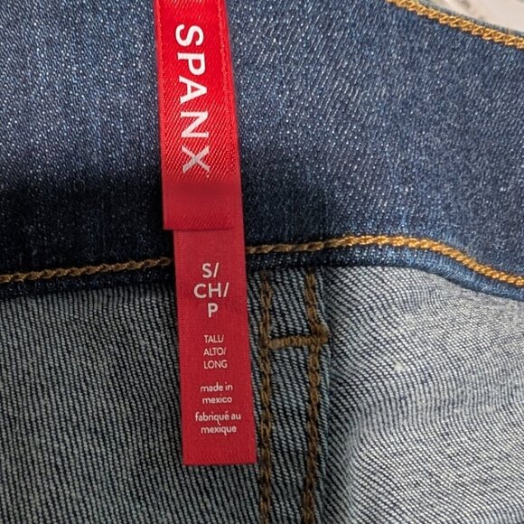 Spanx | Ankle Skinny Jeans In Midnight (Tall) - Picture 4 of 14
